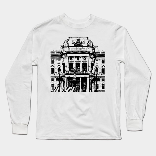 Bratislava Long Sleeve T-Shirt by TravelTs